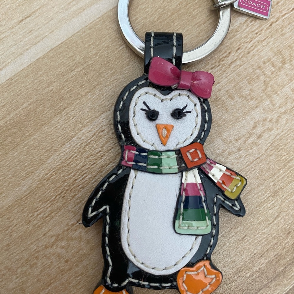 Coach Penguin keychain